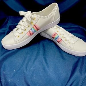 Keds Women's Kickstart Rainbow Novelty Canvas Sneaker